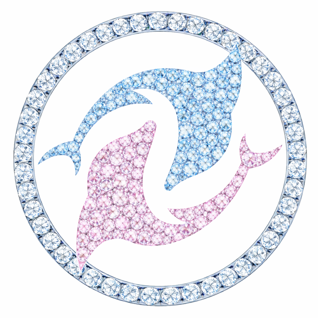 Dual Tide Halo Pendant